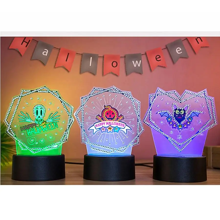 

Новая лампа «сделай сам», специальная форма, алмазная живопись, светодиодная лампа, алмазная вышивка, наборы светодиодных ламп, декор для Хэ...