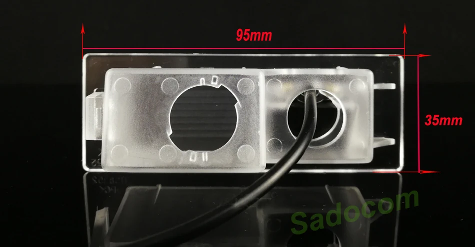 Автомобильная Водонепроницаемая камера заднего вида HD CCD светодиодный ночного