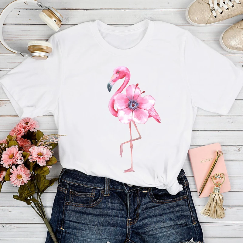 

T-shirts Women Butterfly Elegant Cartoon 90s Style Fashion Short Sleeve Tshirt Top Lady Stylish 2021 Print Clothes Tee T-Shirt