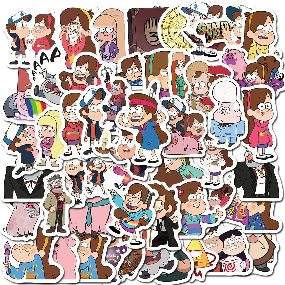 

10/30/50PCS Cute Cartoon Character Pattern Graffiti Stickers Suitcase Laptop Skateboard Decoration Wholesale