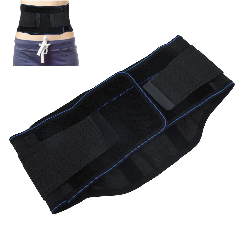 

Abdominal Waist Protective Belt Pain Relieve Adjustable Back Waist Spine Support Belt Orthopedic Breathable For Men Women Black