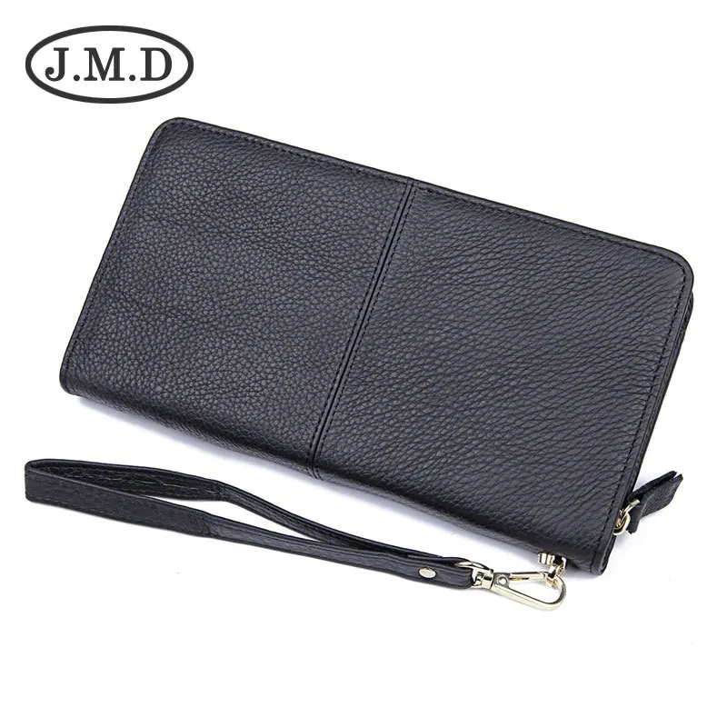 

J.M.D New High Quality 100% Genuine Leather Men's Wallet Men's Money Clutch Bag Purse