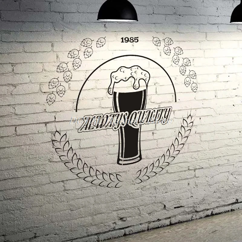 Пивной магазин Стикеры пивоварения Винтаж вывеска для декора Ретро Бар Паб