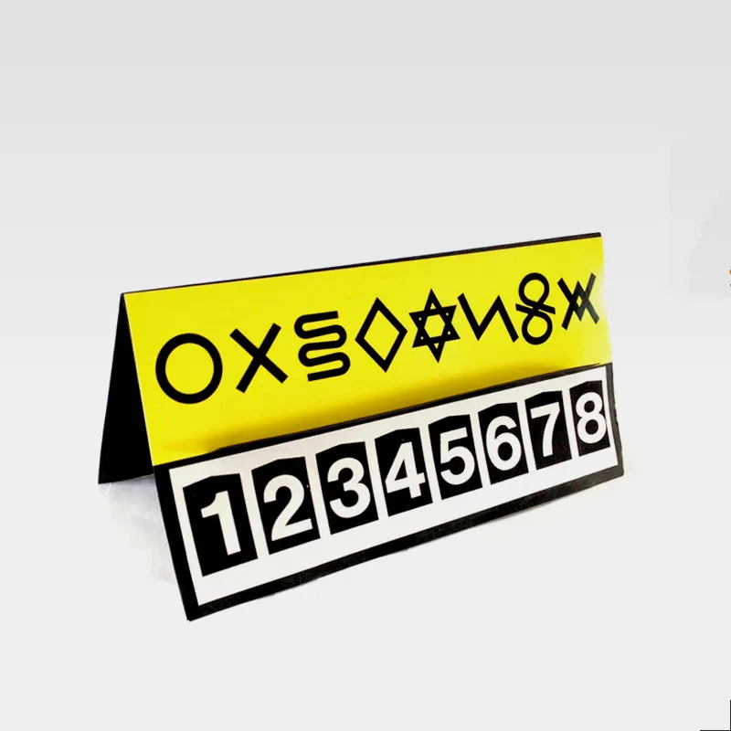 Волшебная карта Psign магические трюки ментальный символ с ESP картой ментализм