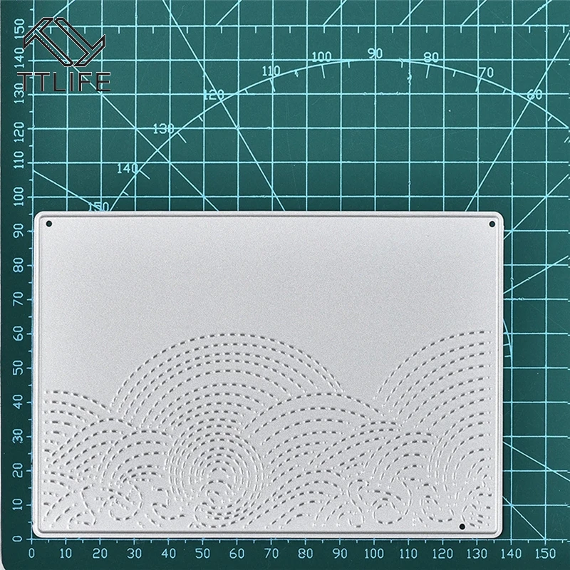 TTLIFE декор с волной металлические режущие штампы Новинка 2019 для скрапбукинга