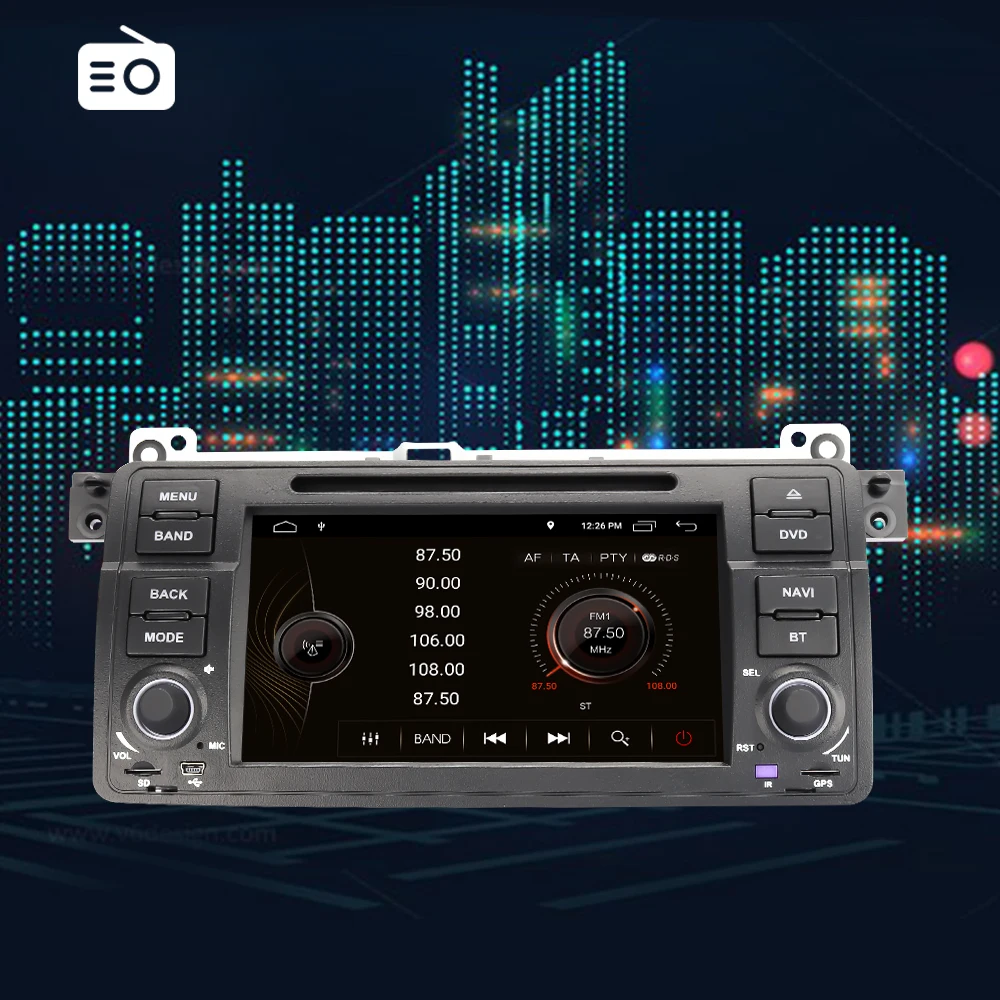 Автомагнитола Eunavi 1 Din Android GPS-навигация для BMW E46 M3 Rover 75 Coupe 318/320/325/330/335 | Автомобили и