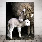 Алмазная 5D живопись сделай сам с животными, овечкой, 3D Мозаика, полная квадратнаякруглая Стразы, алмазная вышивка, украшение для дома TY876