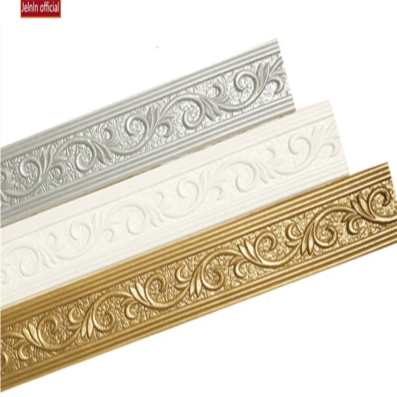 Самоклеящиеся настенные 3d наклейки из пены линия талии Потолочная волнистые