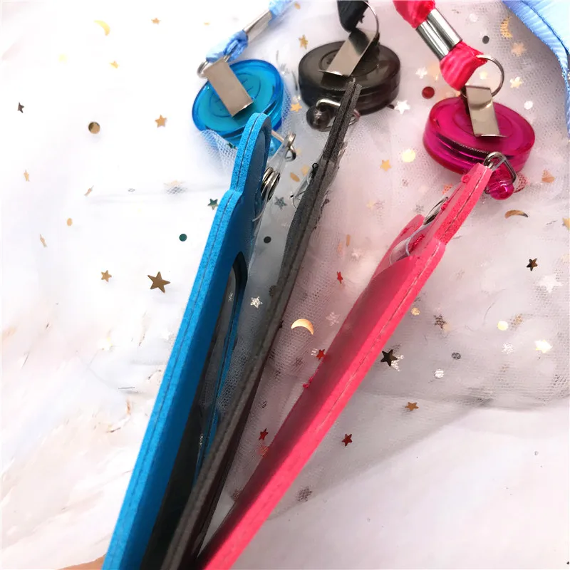 ПУ Крышка карты с брелок цепи сумка держатель для банковской кредитной полый