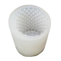 honeycomb column candle silicone mold irregular shape crystal epoxy production mold for diy scented candle handmade soap