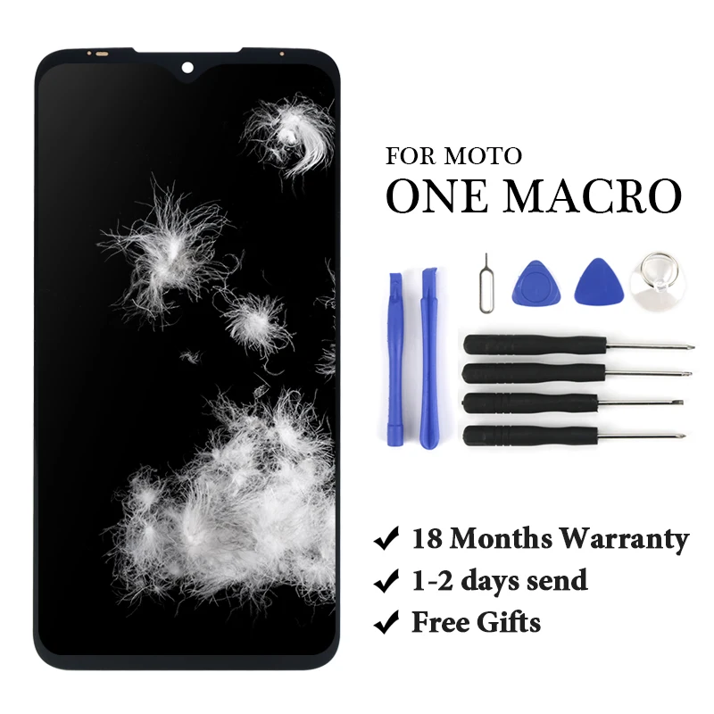 ЖК дисплей для Motorola For Moto one Macro сенсорный экран с цифровым преобразователем
