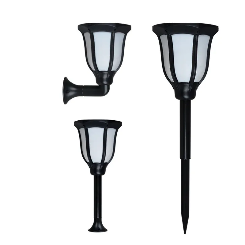 Новый Солнечный пламенный светильник наружный внутренний с пламенем настенный