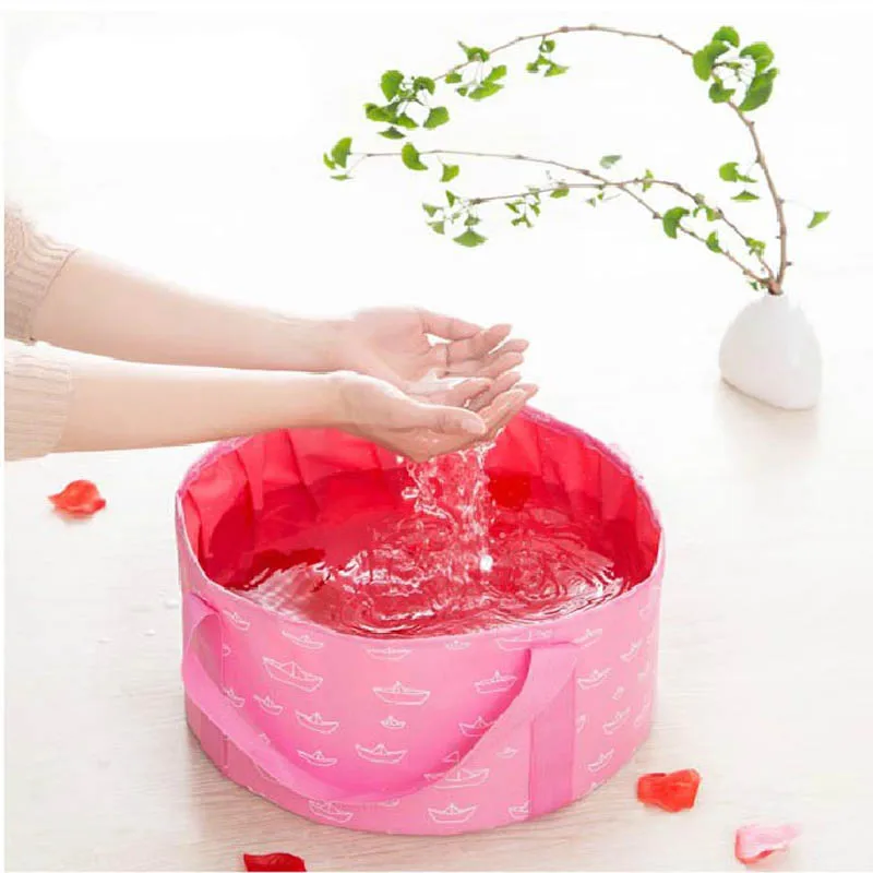 Ведро для ног портативный водонепроницаемый складной бассейн Дорожная сумка на