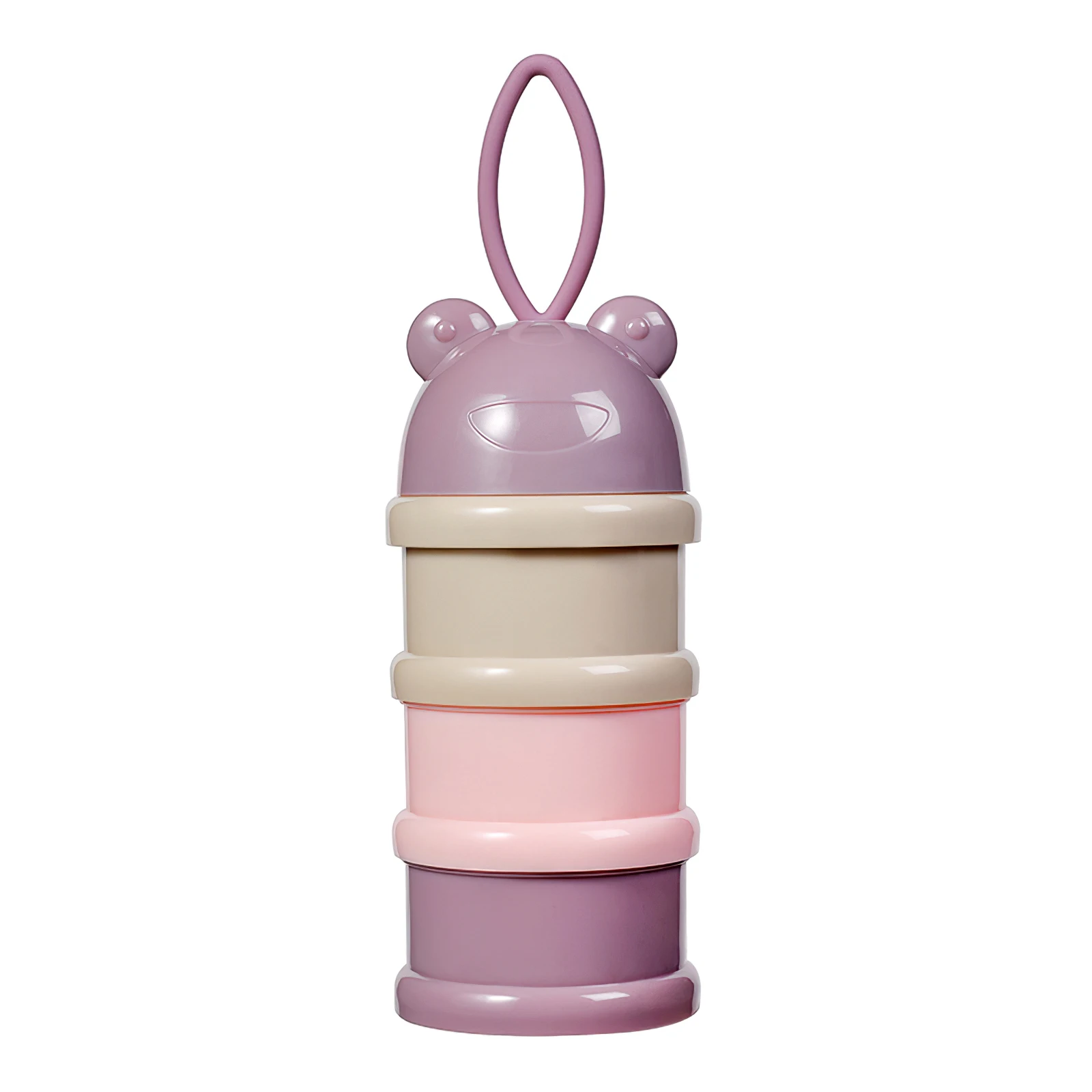 

Cute Cartoon Baby Food Storage Containers Infant Milk Powder Box Formula Dispenser 3 Layers Portable Toddler Snacks Container