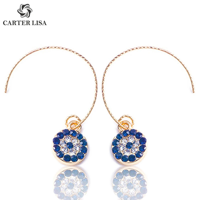 Женские массивные серьги кольца CARTER LISA Sapphire этнические богемные ювелирные