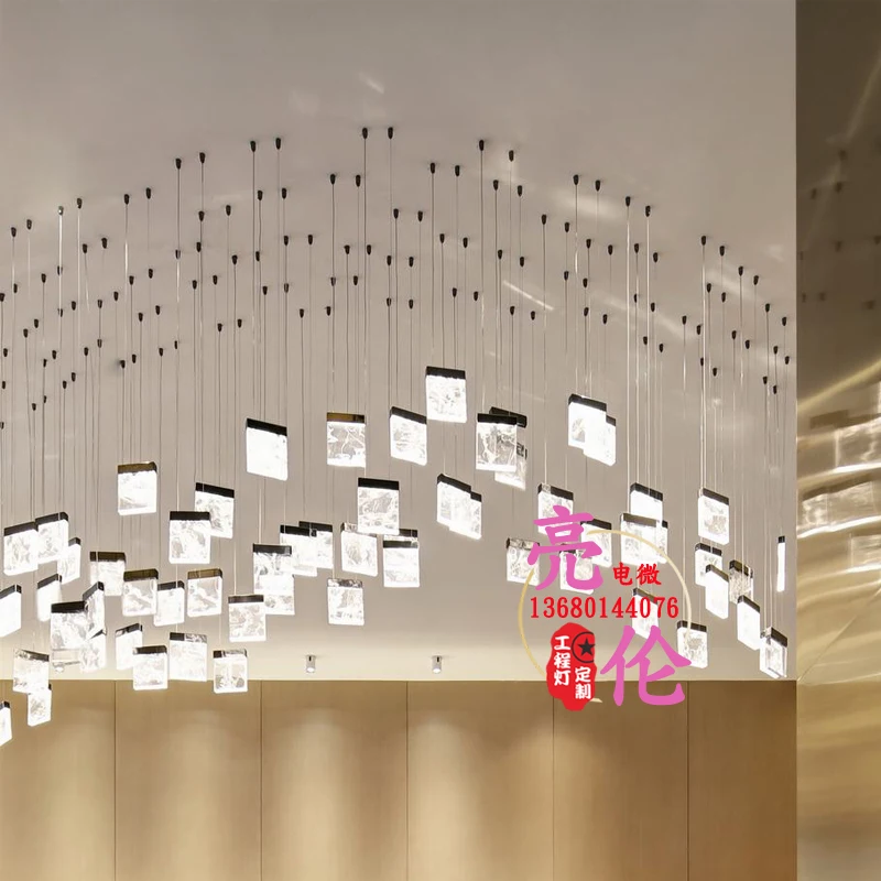 Люстра для лобби отеля лампа лифта холла креативный Художественный отдел продаж