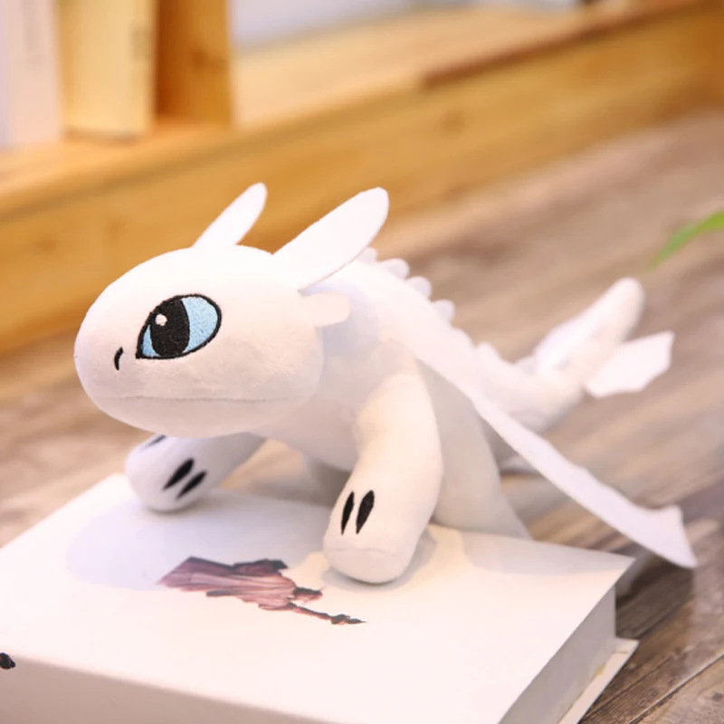 How To Train Your Dragon 3 Cartoon Plush Dolls Night Fury Light Toothless Stuffed Doll Children Kids Toys | Игрушки и хобби