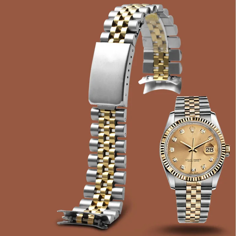 Аксессуары для наручных часов пять бусин войдите на стальном браслете с Локоть