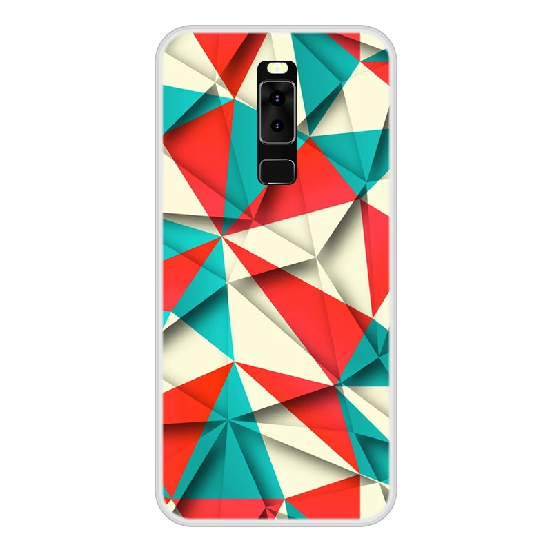 Чехол для Leagoo S8 Мягкий Силиконовый ТПУ шикарный с узорчатым принтом чехол