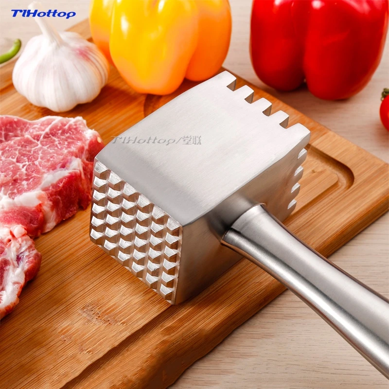 304 молоток из нержавеющей стали для мяса Tenderizer Стейк говядина свинина курятина