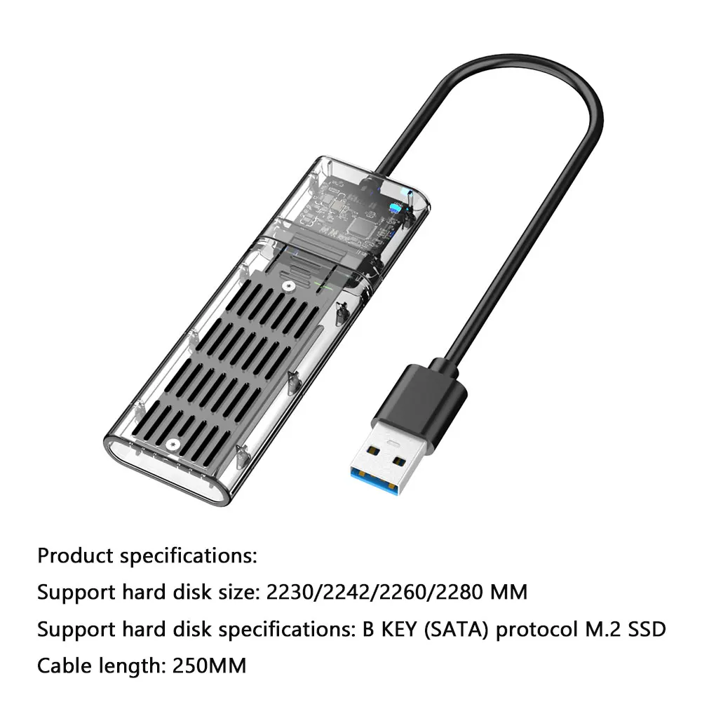 Чехол M2 SSD SATA шасси M.2 для USB 3 0 Gen 1 5 Гбит/с корпус NGFF | Компьютеры и офис