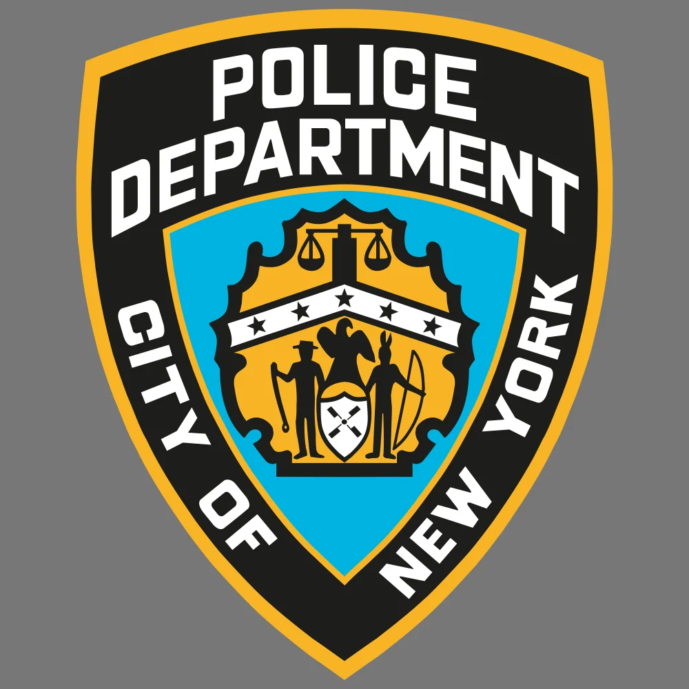 

Funny DECAL STICKER Suitable for NYPD Police Vinyl Sticker Car Decal Laptop Car Truck Window Decal New York Police Department