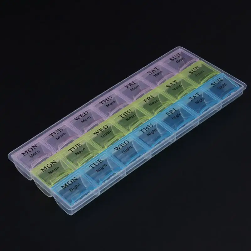 7 дней на неделю контейнер для лекарств поставщики портативный дорожный Чехол