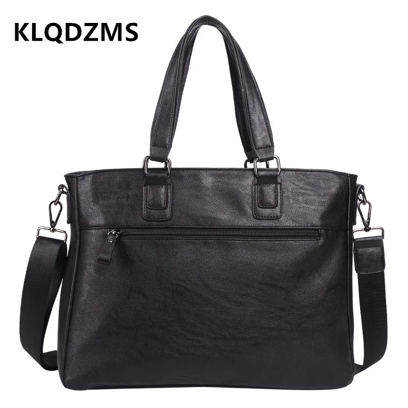 KLQDZMS Casual Briefcase  Messengers Multifunctional Men's Leather Bags Men's Business Travel Document Bags Business Briefcases