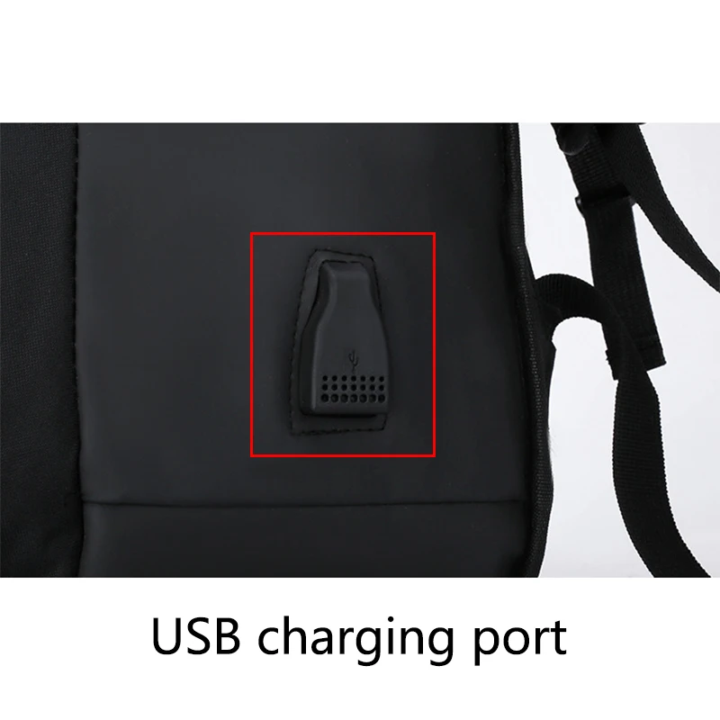 

Anti Theft Backpack Men Large Capacity with Password Lock Oxford Usb Male Backpacks School Bag for Boys Teen