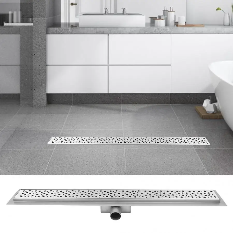 HFD06 80 см сливная плитка из нержавеющей стали Слив отходов для душа ванной кухни