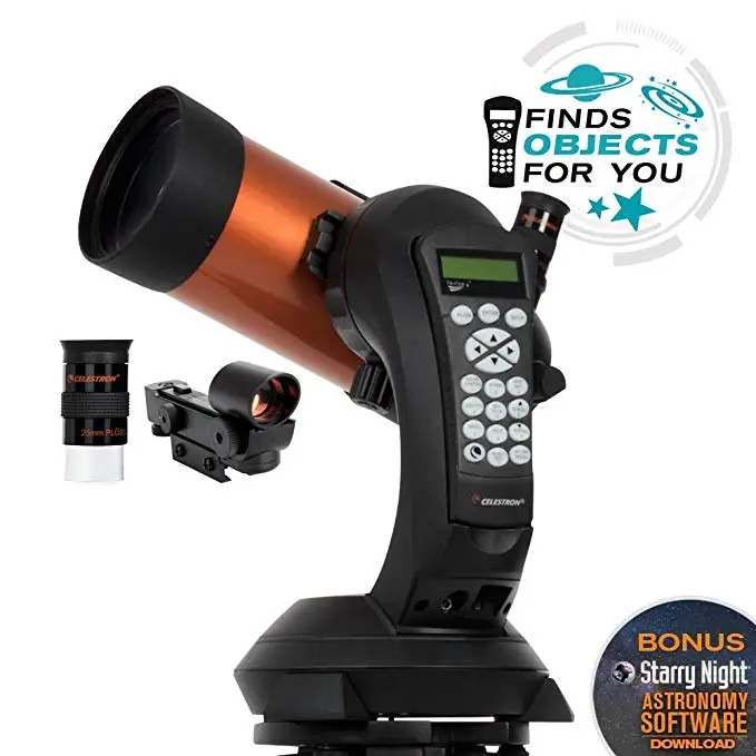 Лучший профессиональный Компьютеризированный телескоп Celestron NexStar 4SE, астрономический телескоп, подходит для начинающих и продвинутых пользователей