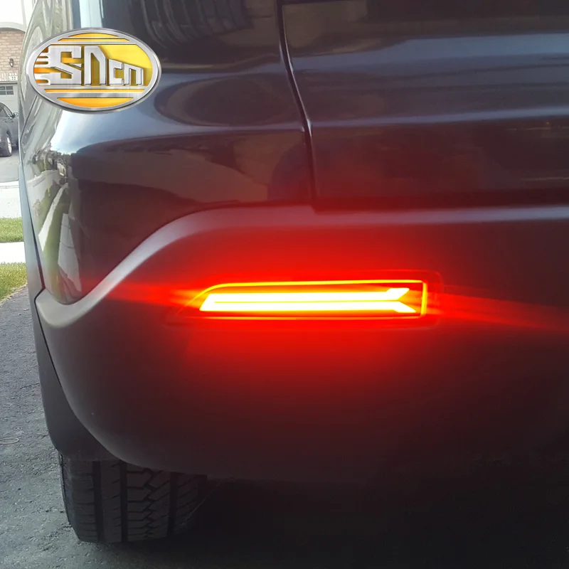 Для Honda CRV CR V 2007 2008 2009 BRV BR 2015 2016 Многофункциональный светодиодный задний бампер
