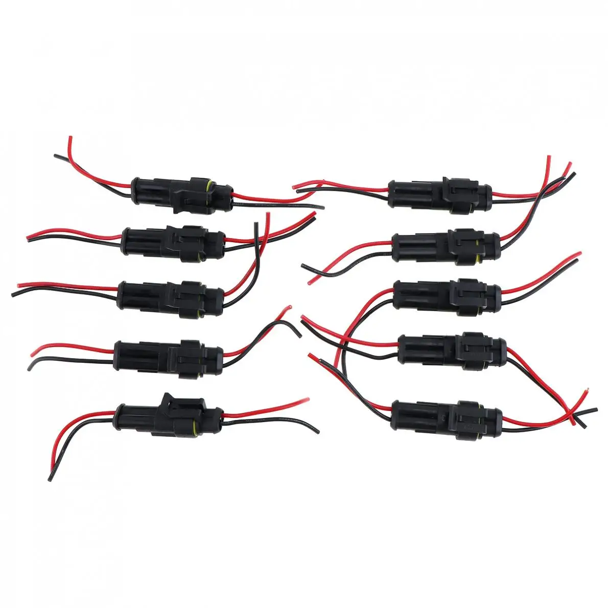 10 шт./лот 2 Pin Мужской и женский провод разъем водонепроницаемый Электрический