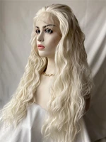 whilte blonde 60 remy brazilian human hair wigs thick long density transparent cap custom made 13x4 lace front wigs for women