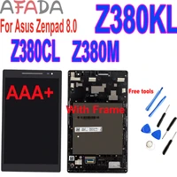 lcd 8 for asus zenpad 8 0 z380 z380kl z380m z380cl p022 p024 p00a lcd display touch screen digitizer assembly with frame repair