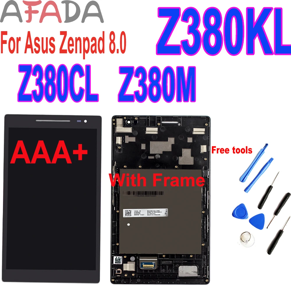 ЖК дисплей 8 &quotдля Asus Zenpad 0 Z380 Z380KL Z380M Z380CL P022 P024 P00A Дисплей кодирующий