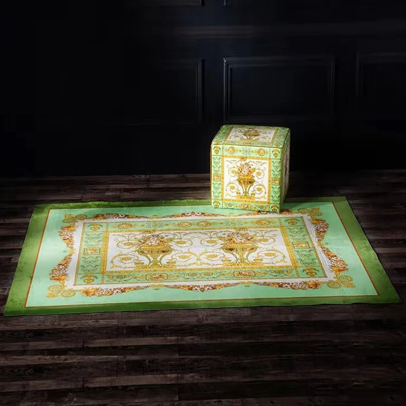 Новинка 2019 модный Европейский стиль черный цвет желтый узор используется для