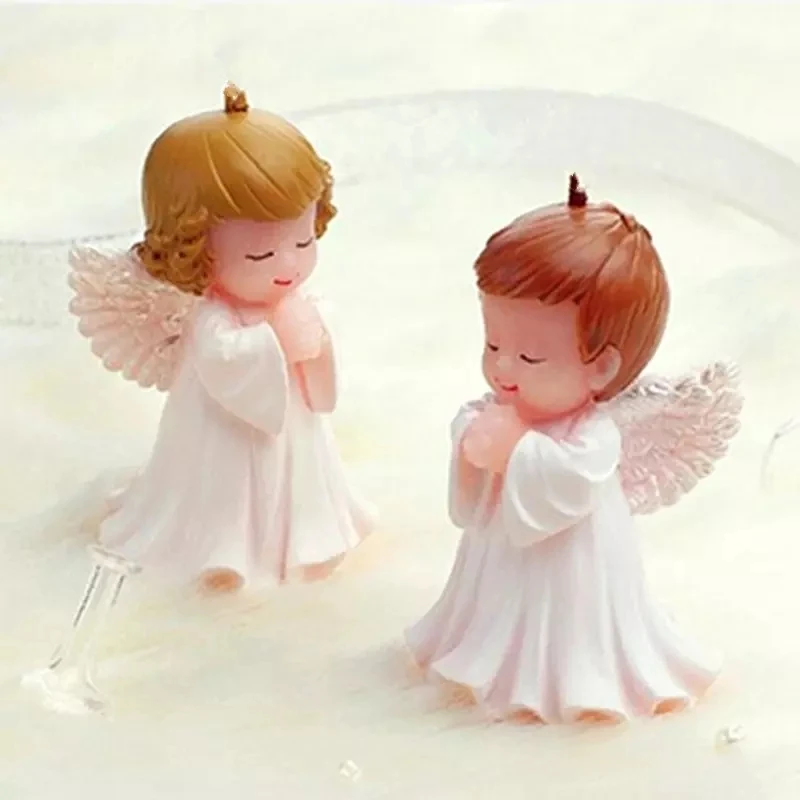 

3D Angel Girl Resin Lace Silicone Fondant Mold For DIY Chocolate Cake Mousse Dessert Decoration Kitchen Baking Tool