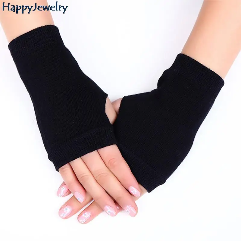 

1Pair Autumn And Winter Fashion Anime Glove Cosplay Darkly Ninja Mitten Oversleeve Men Women Sun Block Keep Warm Cuff Gloves
