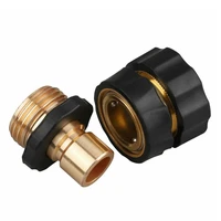 4pcsset 34 inch quick fit female male valve connectors for garden hose pipe