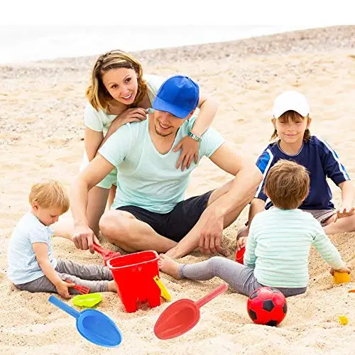 

Jumbo Large Size 14" Thick Beach Sand Shovels Scooping Kit With Long Handle Toys Gardening Tools Sandbox Equipment Sturdy Scoop
