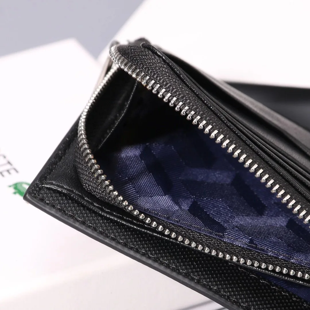 

Brand Design Men Wallet High Capacity Short Card Holder Wallet For Man Leather Wallets Purse Male Gift With Box