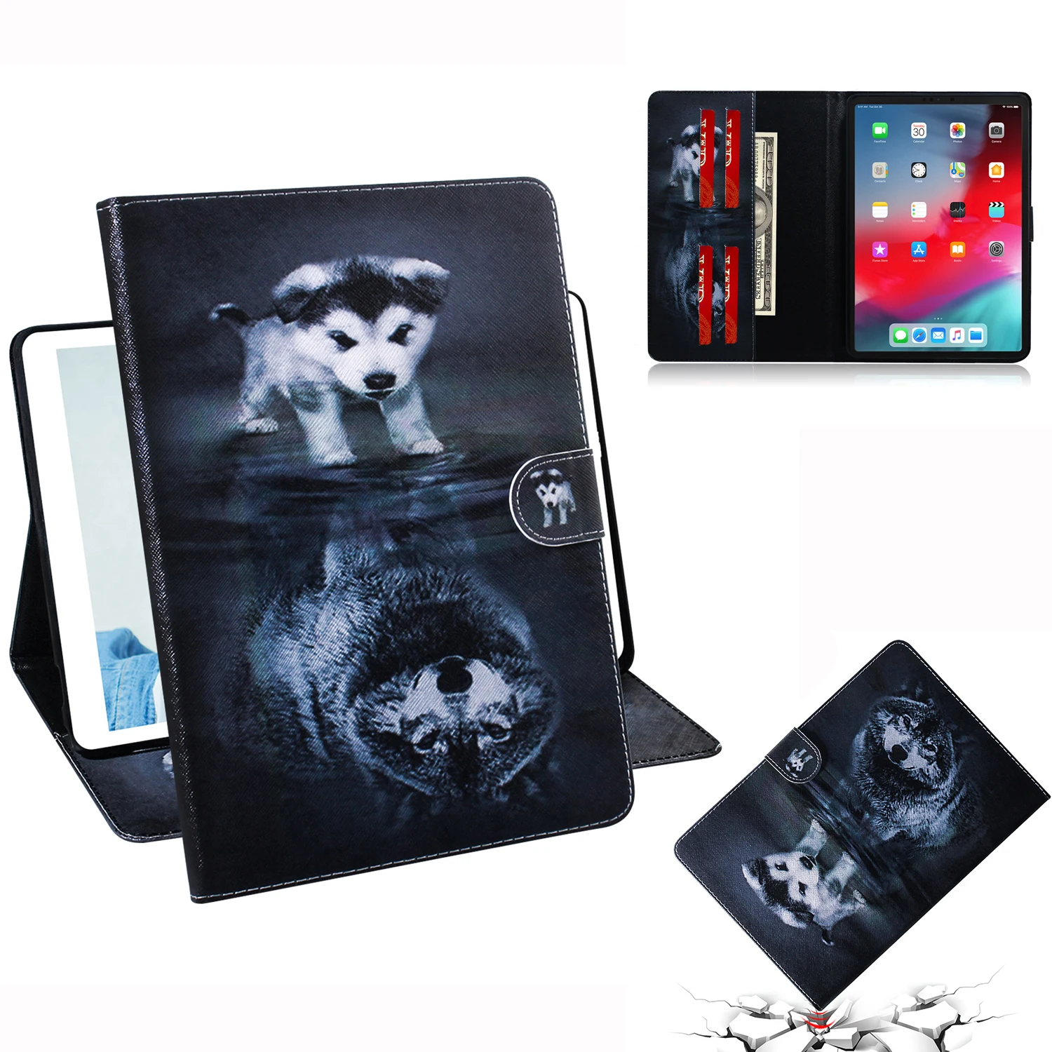 Чехол для Apple iPad Pro 11 с изображением Льва тигра панды собаки волка чехол 2018 совы