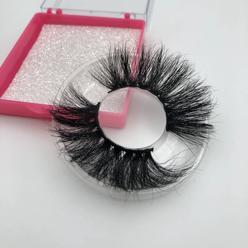 Cruelty free 100% Handmade Thick soft Natural 25mm False Mink Eyelashes Crisscross Makeup Dramatic Long Lashes | Красота и здоровье
