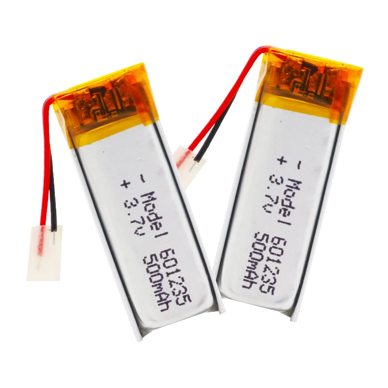 3 7 V 500mAh аккумуляторная батарея 601235 литий полимерные ионные аккумуляторы для DIY Mp3