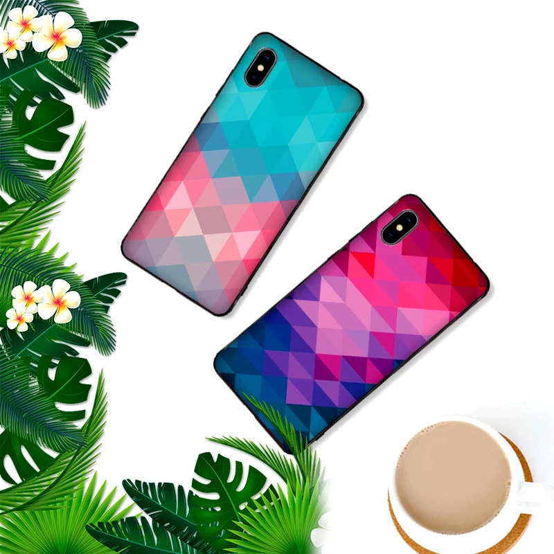 Для Xiaomi Redmi 7 Note 4X 5A 16G 32G GO 7A абстрактная мозаика геометрические фигуры K20 pro 6 5 8 Pro