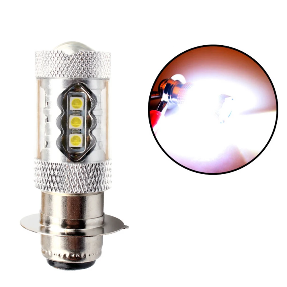 

H6 LED Motorcycle Headlight Bulb 6000K Super Bright White for Yamaha YFZ450R Rhino 700 Raptor YFM660 TRX Car Headlight Bulbs