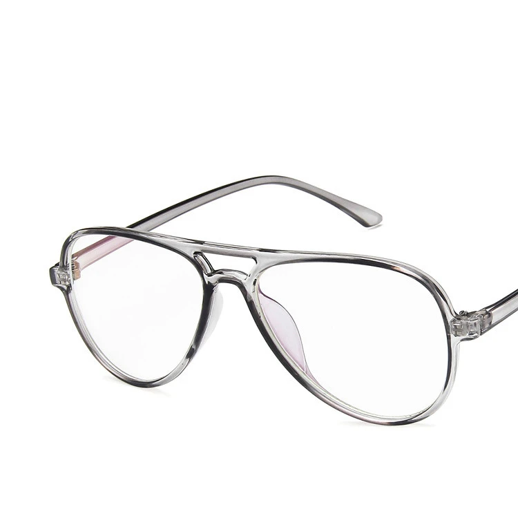 Женские и мужские модные простые линзы очки PC оправа прозрачные винтажные