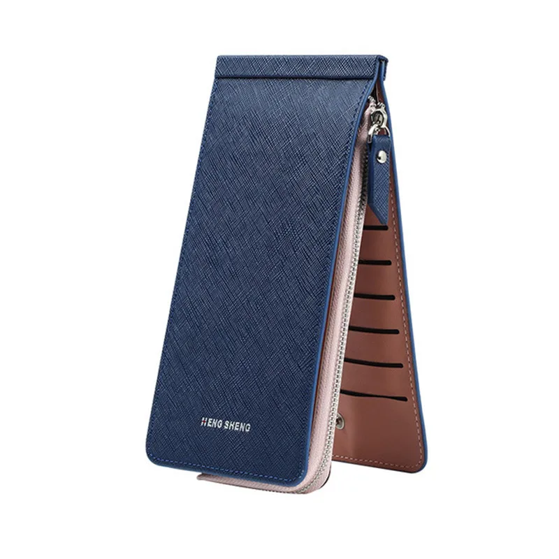 

2021 Ladies long wallet zipper multi-card position woman wallet European and American style mobile phone bag men's handbag