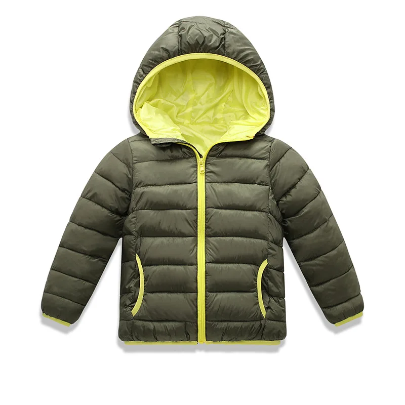 Зимнее пальто для мальчиков куртка зимняя пуховая парка Черная Детская с